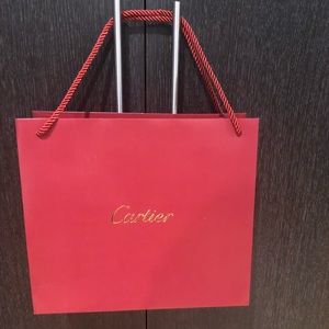 Cartier medium sized shopping bag